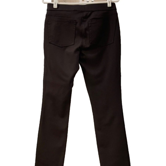 Tahari Pull-On Stretch Full Length Women's Dress Pants; Brown; Size S - Picture 2 of 4